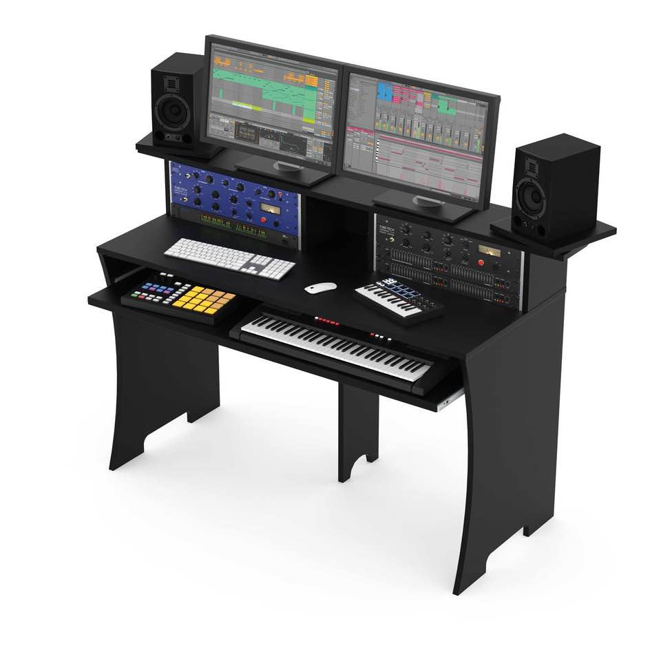 Glorious WORKBENCH BLACK Workstation console di lavor x prod. musicali, Nero - Image 2