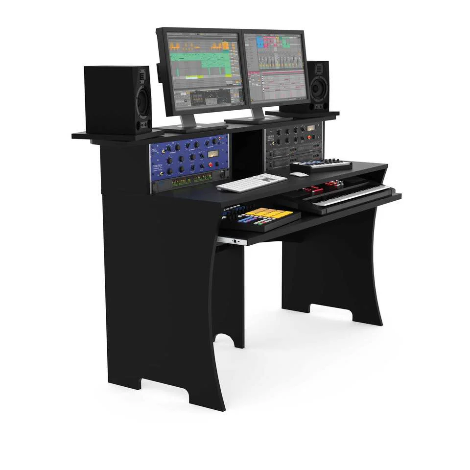 Glorious WORKBENCH BLACK Workstation console di lavor x prod. musicali, Nero - Image 4