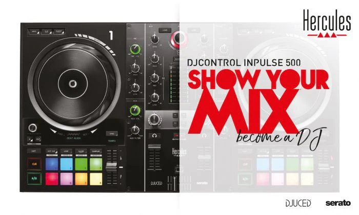 Hercules DJCONTROL INPULSE 500 Controller Dj due canali interfaccia audio USB - Image 9