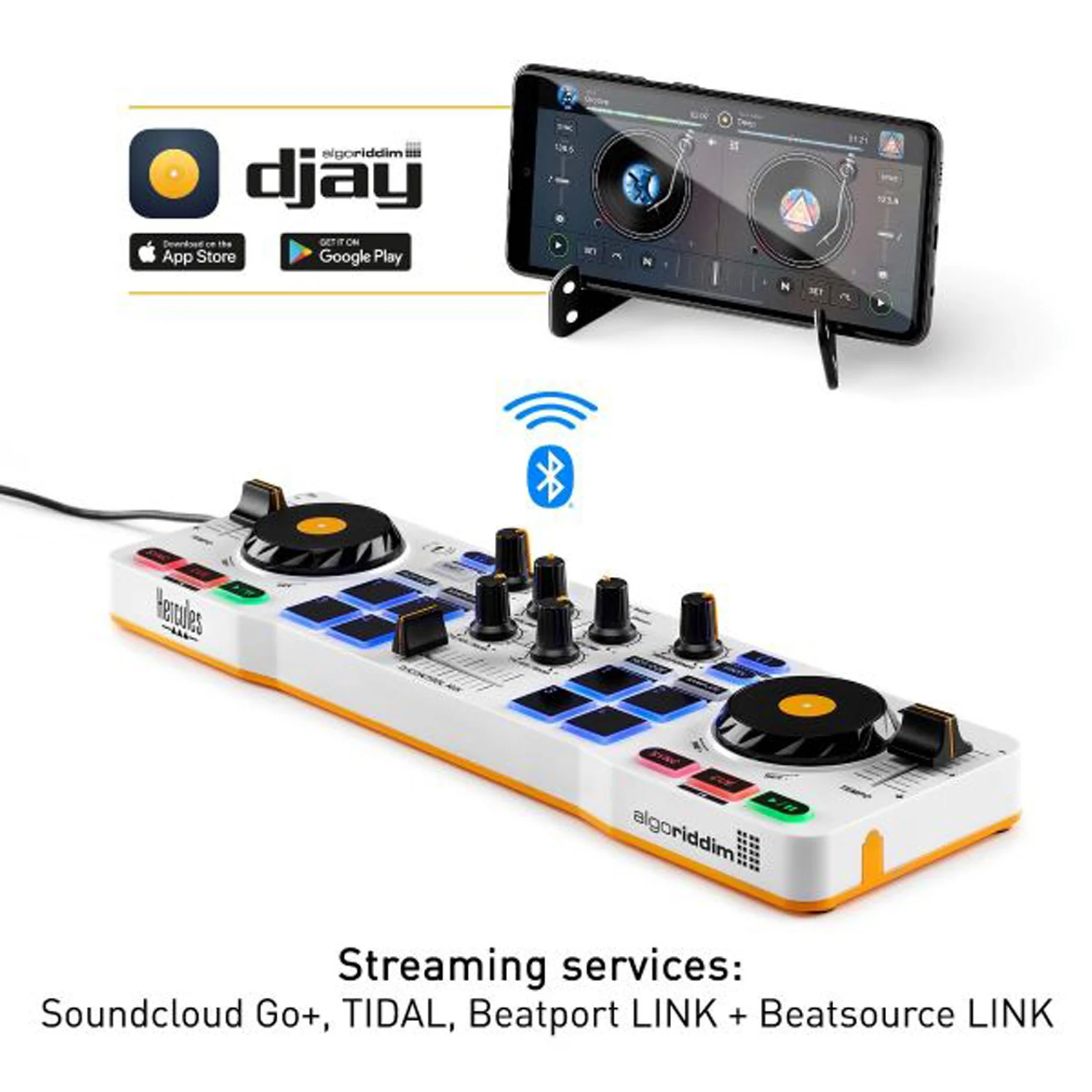 Hercules DjControl Mix controller DJ a 2 banchi adatto smartphone iOS e Android - Image 5