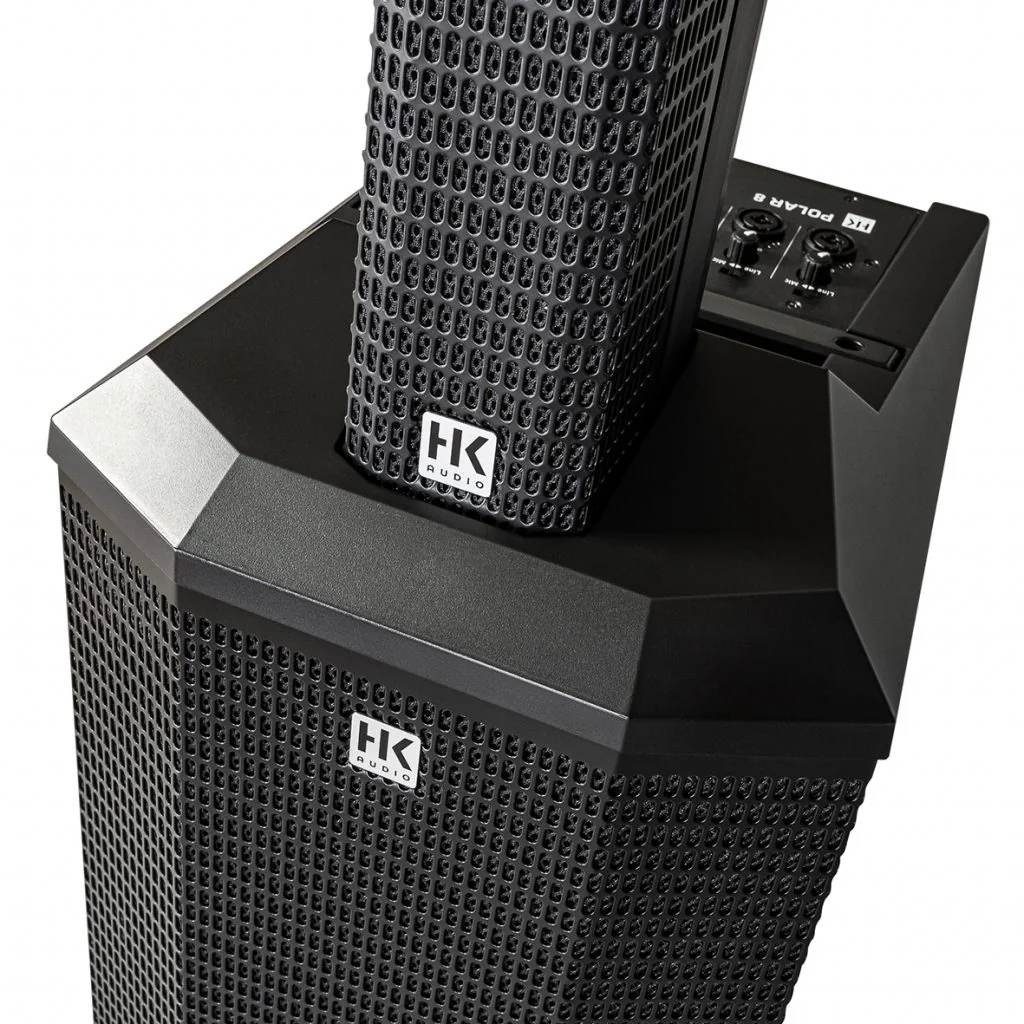 HK Audio Polar 8 Sistema audio a colonna con Bluetooth e 1200w di picco, Nero - Image 9