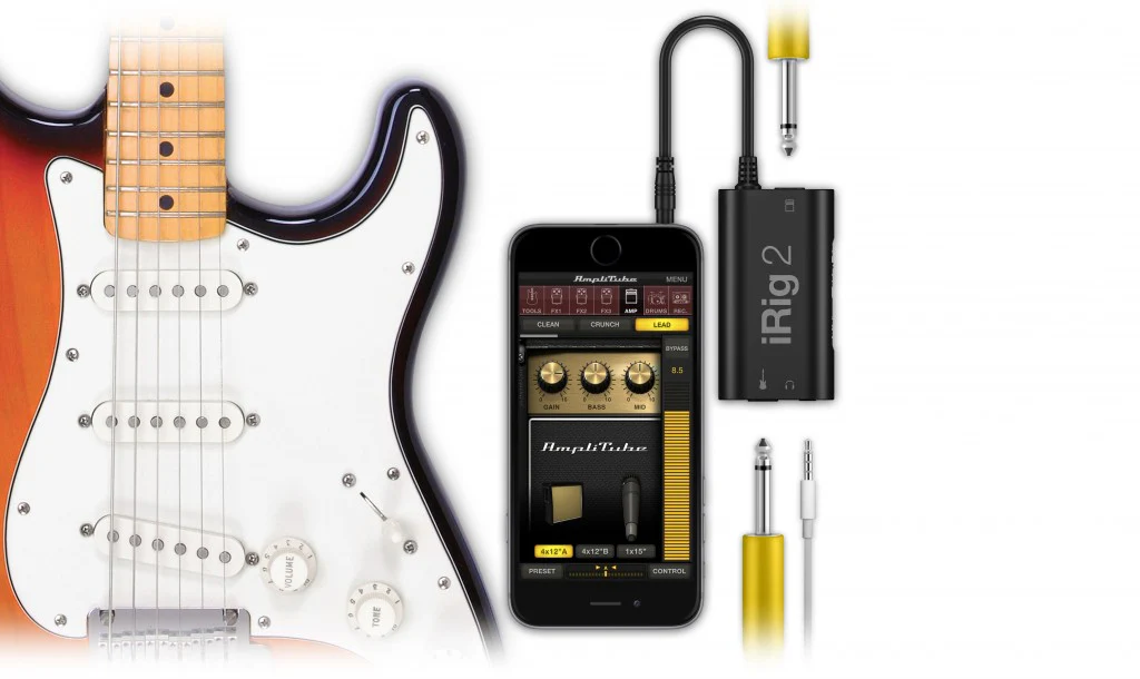IK Multimedia iRig 2 AUDIO CONVERTER Interfaccia x chitarra controllo guadagno - Image 6
