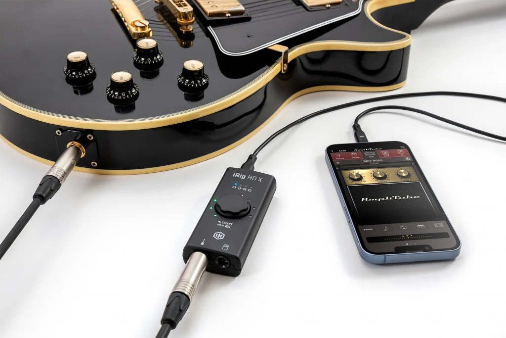 IK Multimedia iRig HD X Interfaccia Audio per Chitarra Basso x iOS Pc Mac, Nero - Image 5