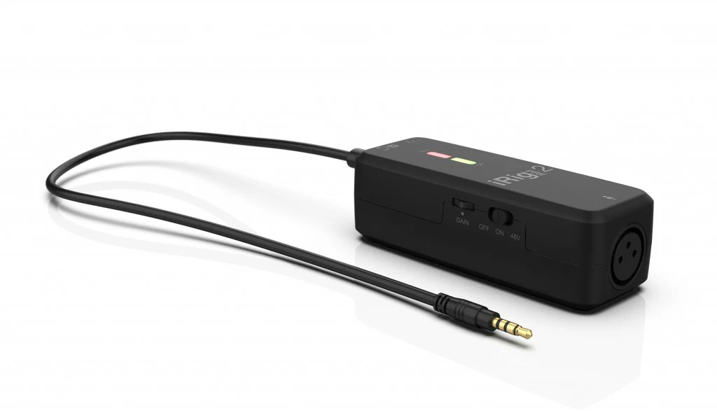 IK Multimedia iRig PRE 2 PreAmp Microf. tascabile x iOS Android fotocamere DSLR - Image 3