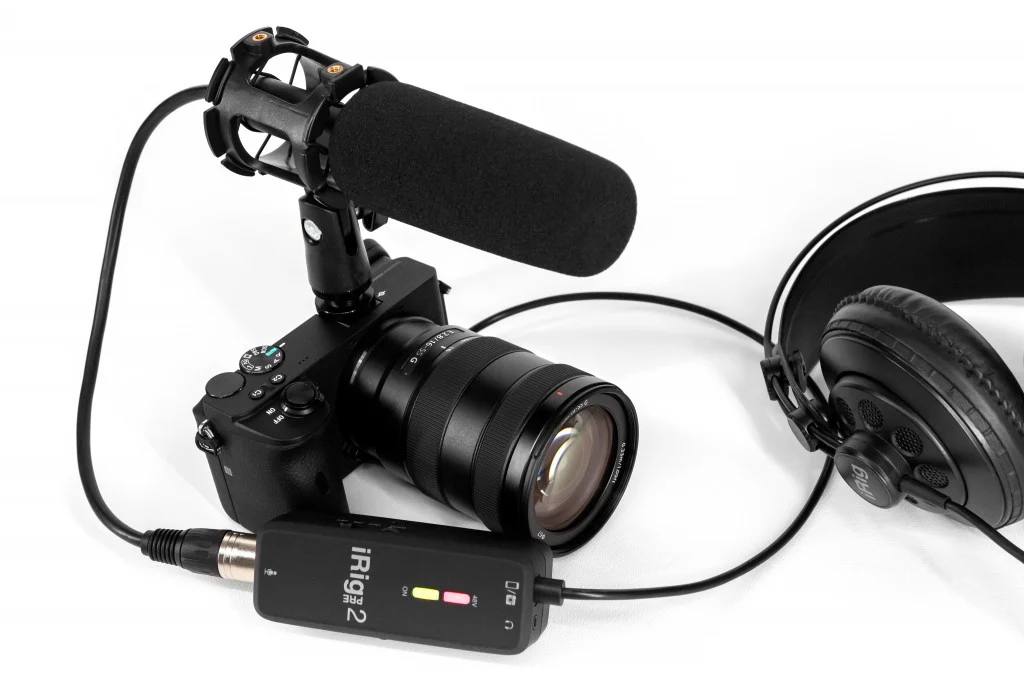IK Multimedia iRig PRE 2 PreAmp Microf. tascabile x iOS Android fotocamere DSLR - Image 7