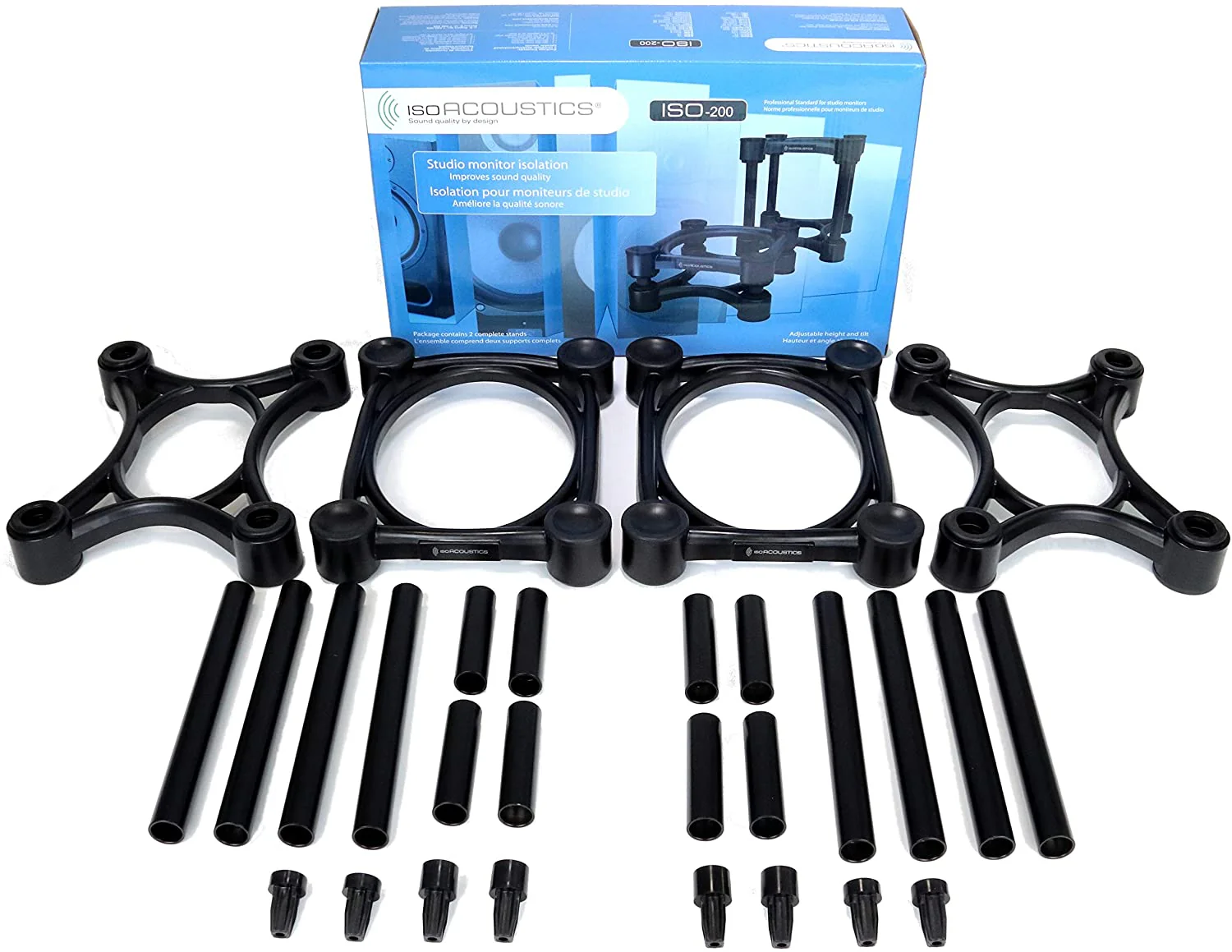Isoacoustics Iso-200 Coppia Supporti isolamento acustico x monitor audio studio - Image 7