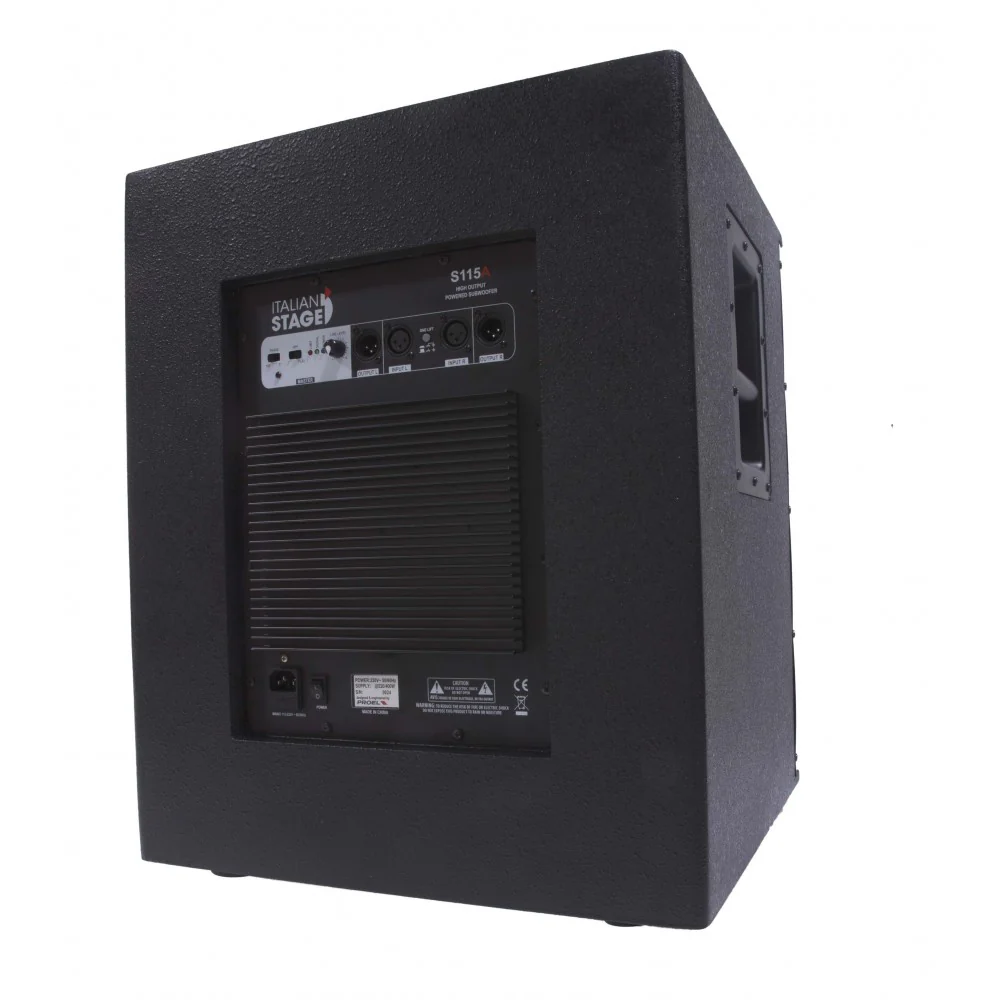 Italian Stage IS S115A Subwoofer Attivo 700w picco + COVERS115 Cover protezione - Image 5
