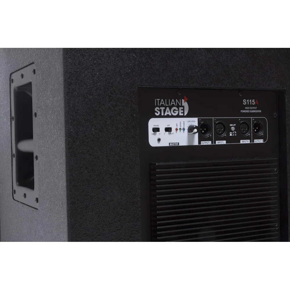 Italian Stage IS S115A Subwoofer Attivo 700w picco + COVERS115 Cover protezione - Image 6