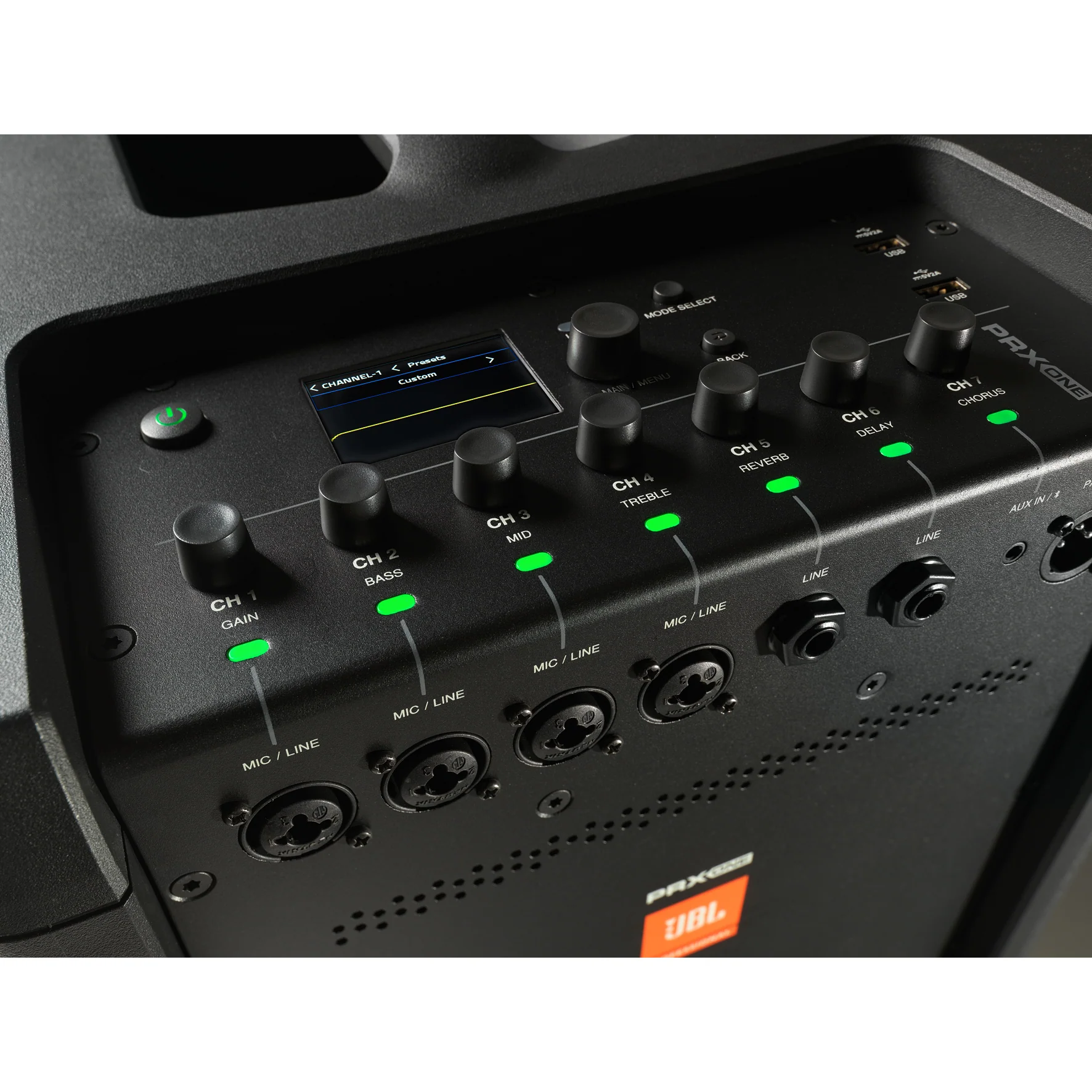 JBL PRX ONE Sistema audio colonna attivo 12" pot. picco 2000w + bluetooth + EFX - Image 6