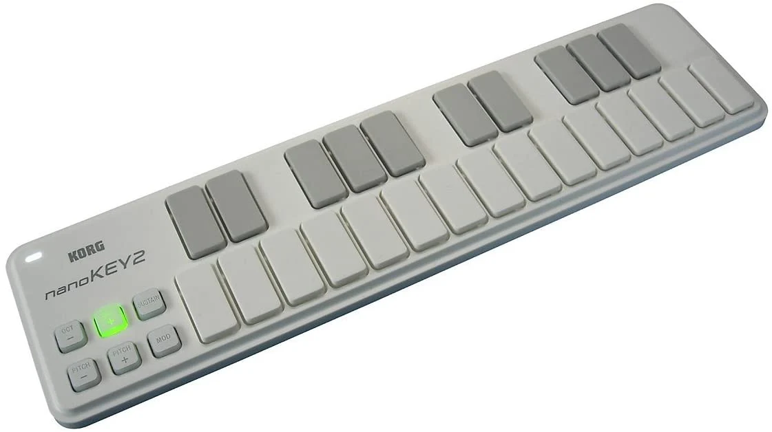 Korg nanoKEY2-WHT Tastiera USB-MIDI a 25 tasti, serie micro, ergonomica, Bianco - Image 3