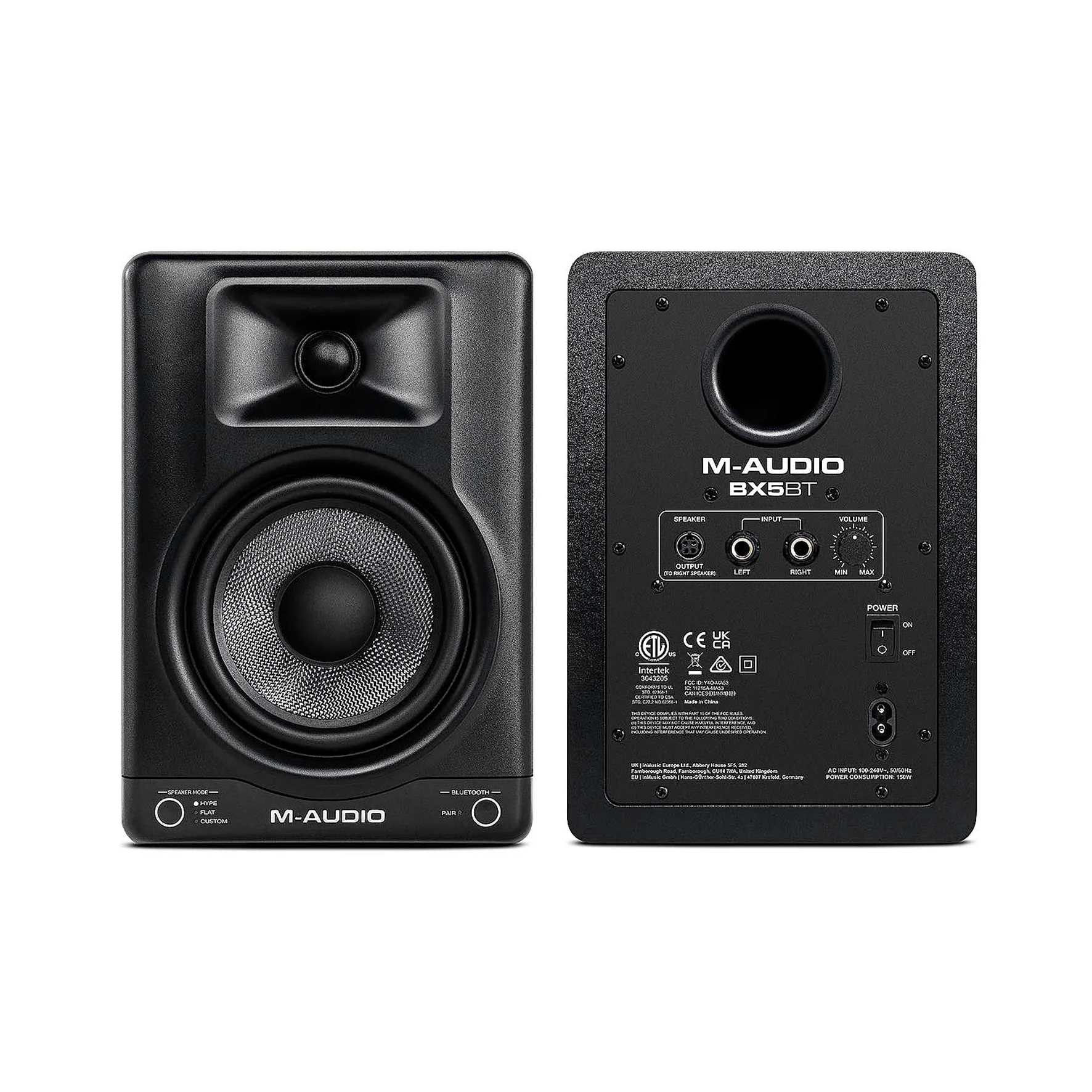 M-Audio BX5BT Monitor professionali audio da Studio Bluetooth da 5" 120W, Nero - Image 3