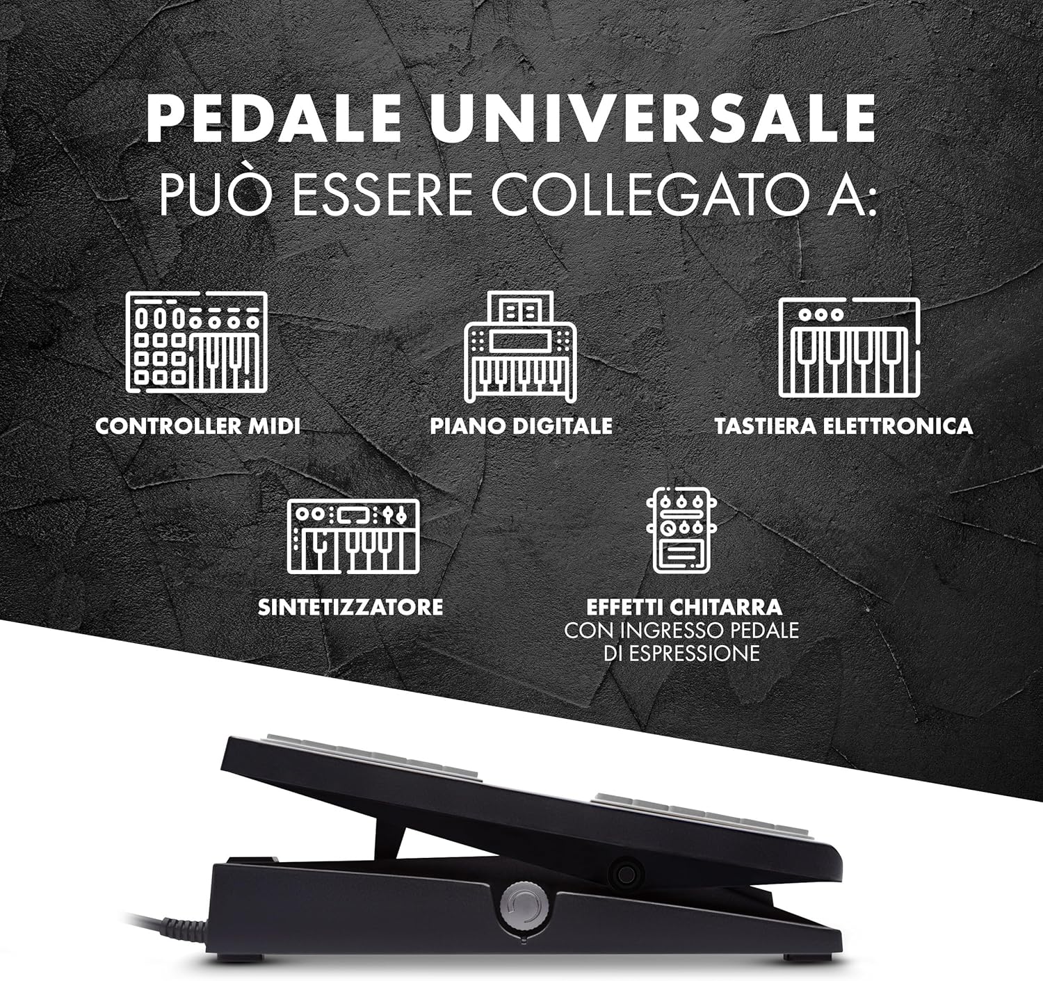 M-Audio EX-P Expression Pedal Pedale Espressione compat. controller MIDI M-Audio - Image 4
