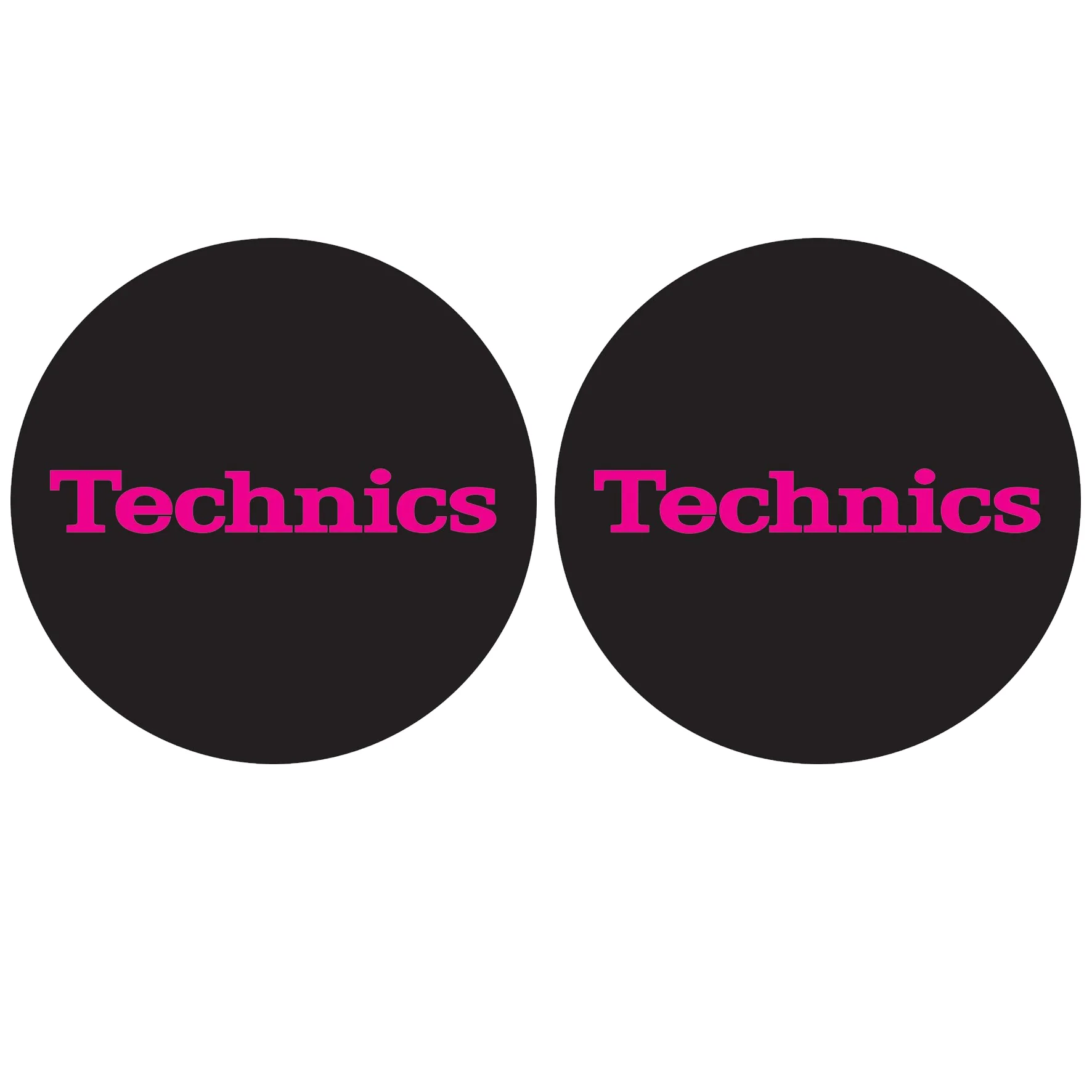 Magma TECHNICS SIMPLE 3 Coppia Feltri x giradischi Dj fondo nero Logo Technics