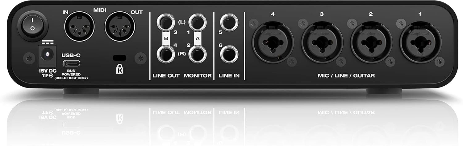Motu M6 Interfaccia Audio Pro USB-C 6x6 con Convertitore AD/DA a 24 bit/192 kHz - Image 3