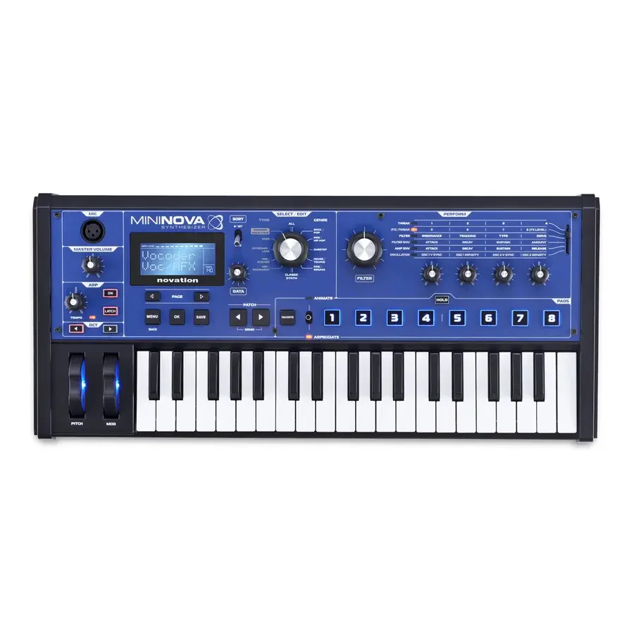 Novation MININOVA Sintetizzatore polifonico a 18 voci con tastiera 37 tasti mini - Image 3