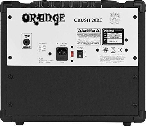 Orange Crush 20RT BK Amplificatore x chitarra EQ 3-bande, Riverbero, Nero - Image 3