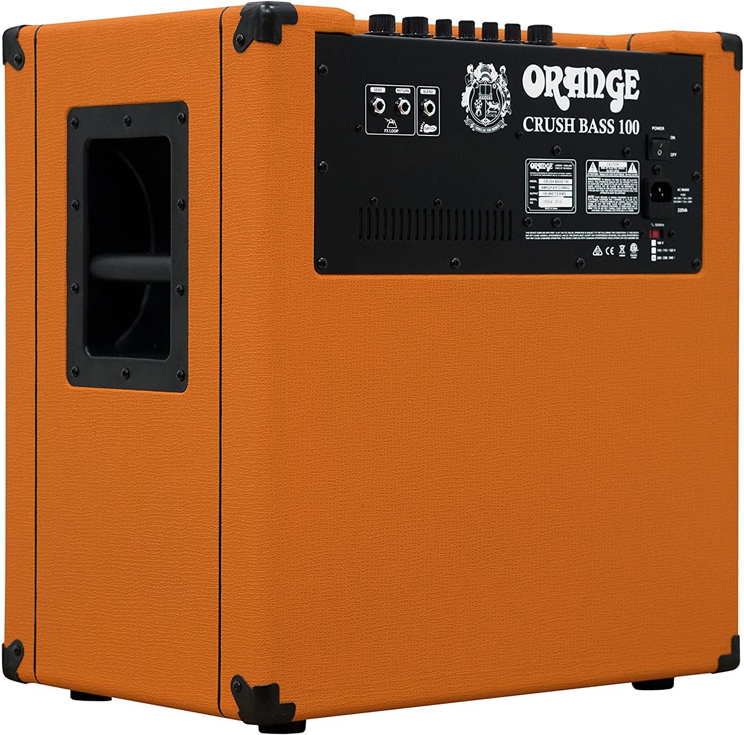 Orange Crush Bass 100 Amplificatore Combo per Basso da 15" e 100w, Arancione - Image 7