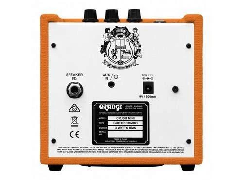 Orange Crush Mini Amplificatore Combo per chitarra elettrica da 3W, Arancione - Image 8