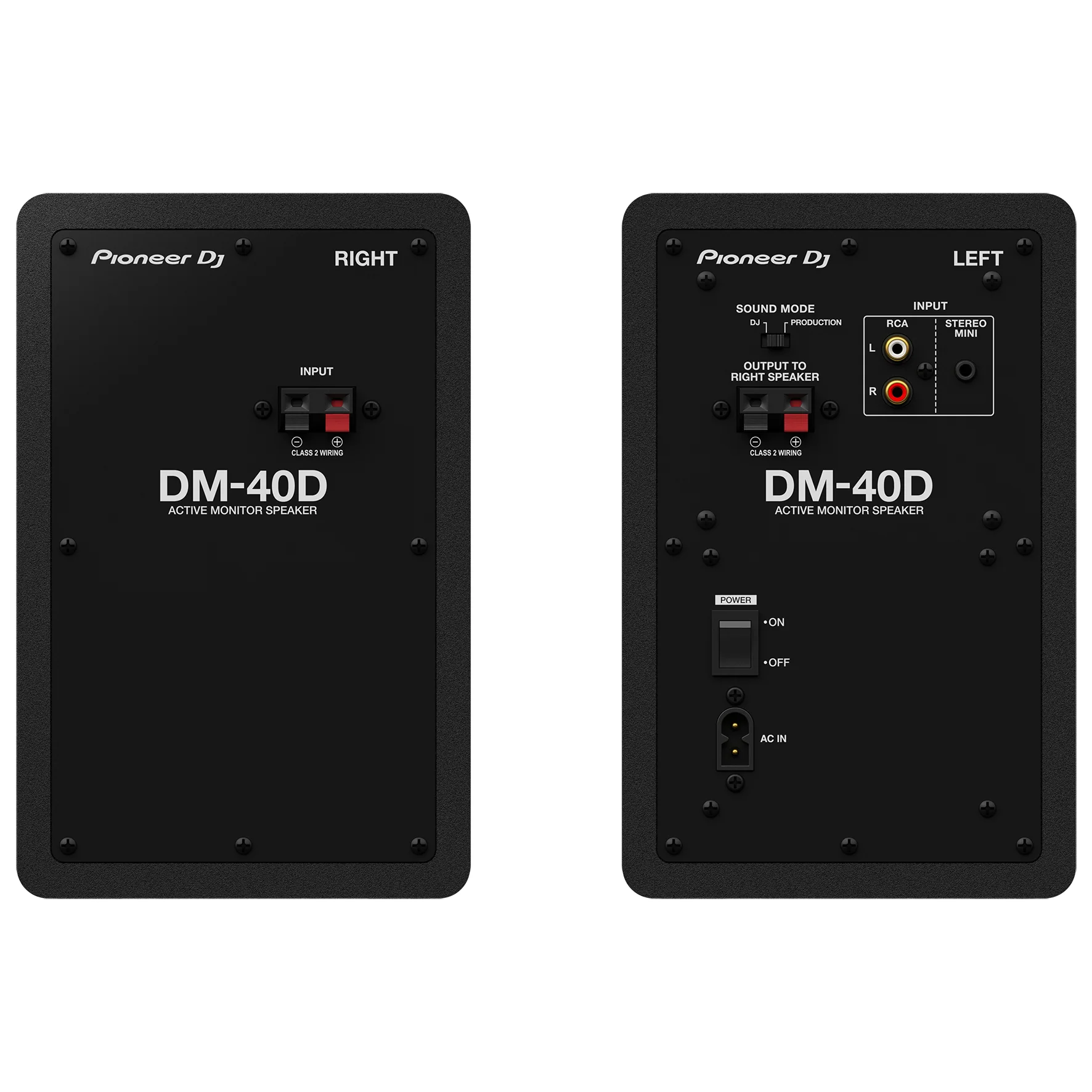 Pioneer Dj DM-40D-BLK Coppia casse monitor audio attivi desktop da 4", Nero - Image 3