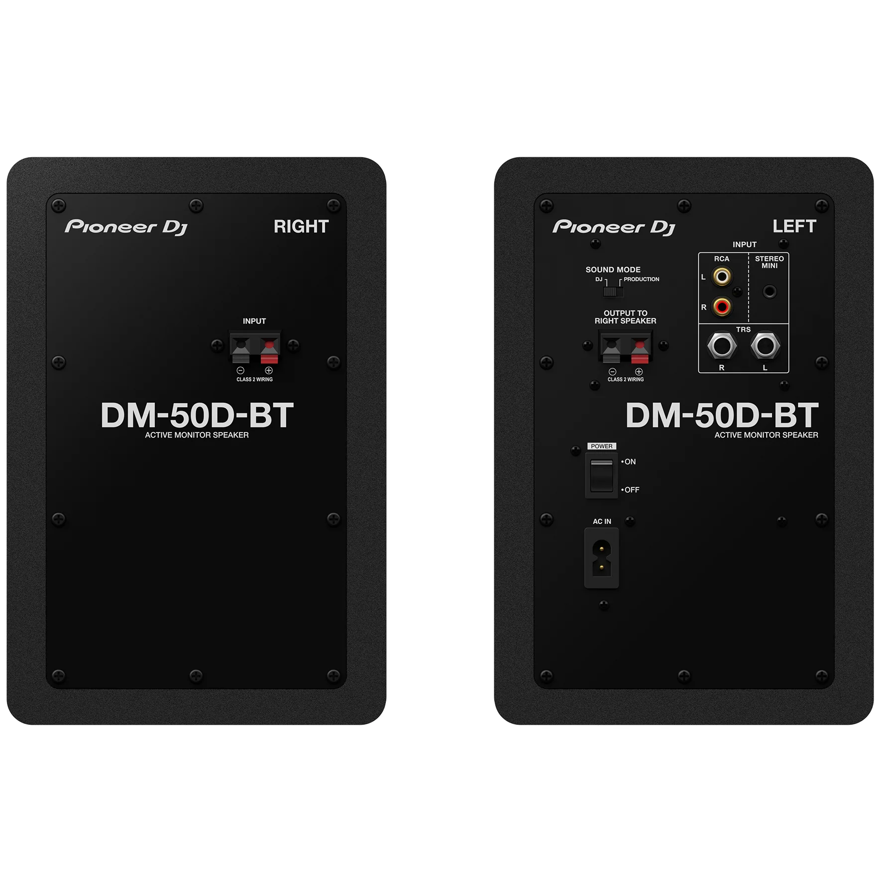 Pioneer Dj DM-50D-BT-BK Coppia casse bluetooth studio monitor attivi e 50W Nero - Image 3