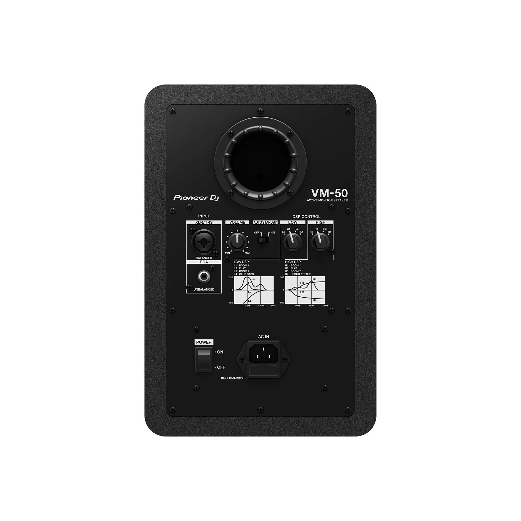 Pioneer Dj VM-50 BLK Cassa Monitor Attivo Professionale Biamplificato 60w, Nero - Image 3