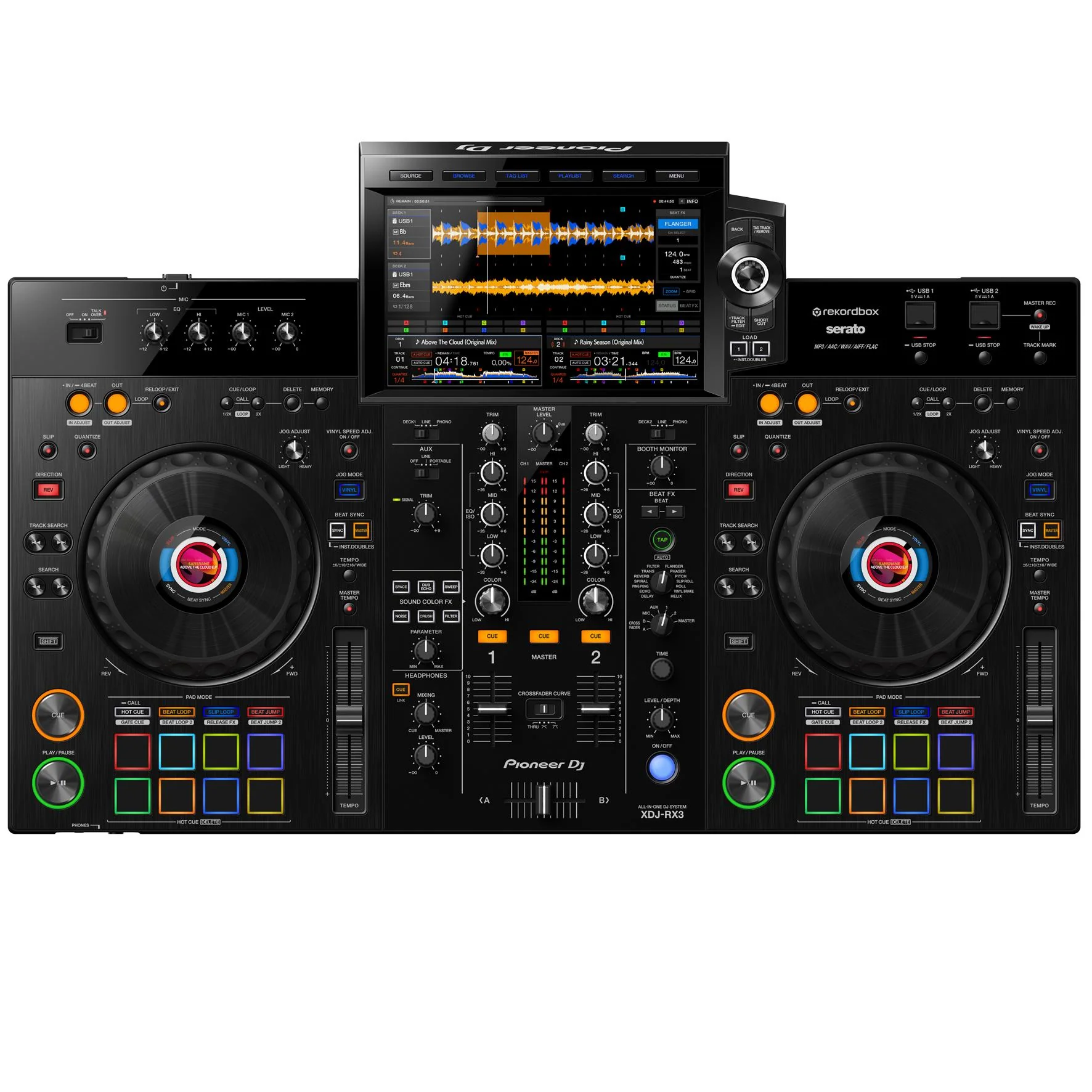 Pioneer Dj XDJ-RX3 Sistema All In One Controller Dj con 2 Deck x Rekordbox Nero - Image 5