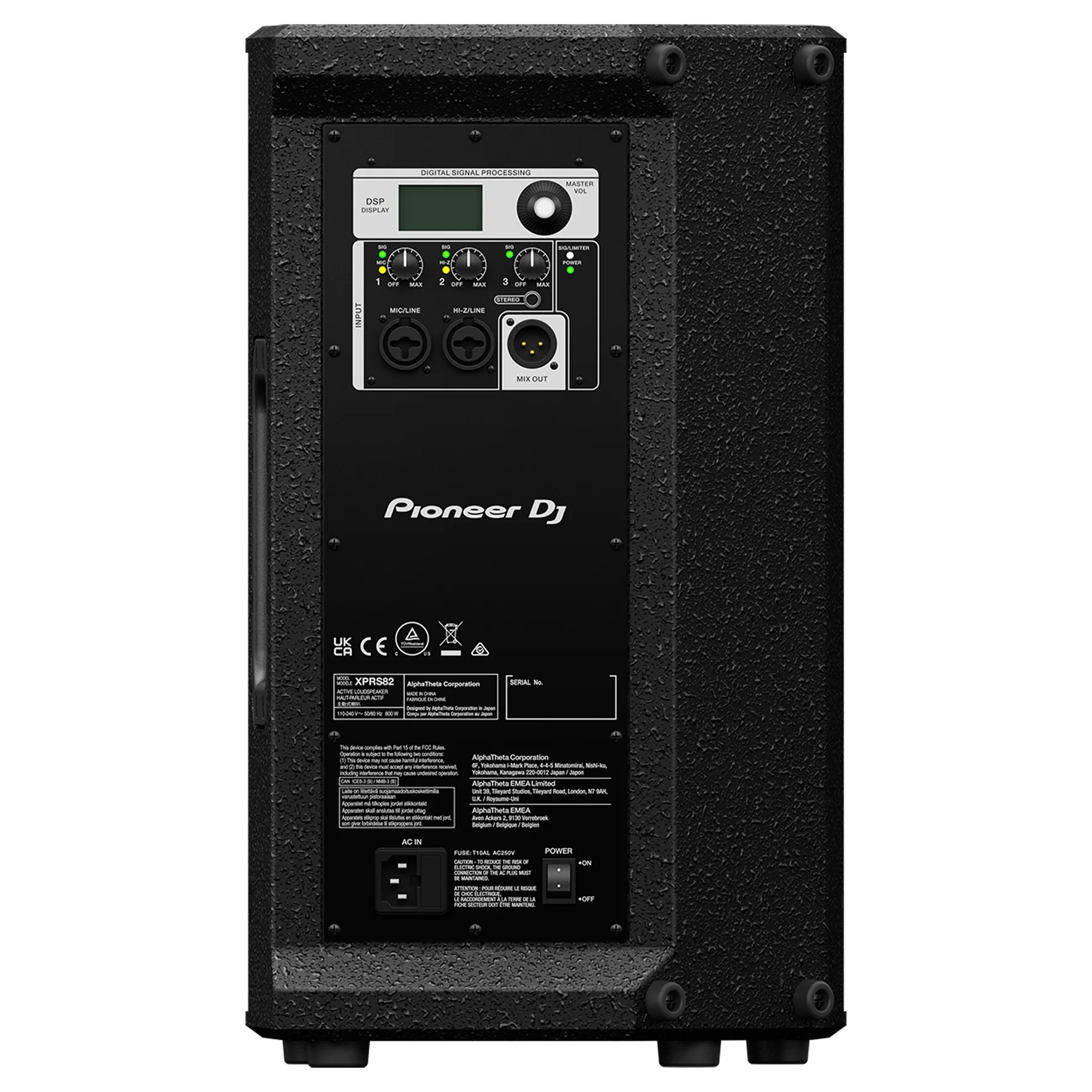 Pioneer Dj XPRS82 Diffusore Monitor Audio Cassa Attiva 8" 2000w di picco, Nero - Image 3