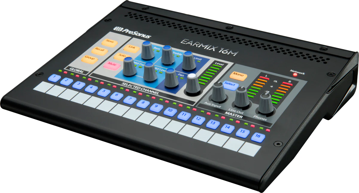 PreSonus EarMix 16M Personal Mixer Monitor in rete HQ espandibile x palcoscenici - Image 3