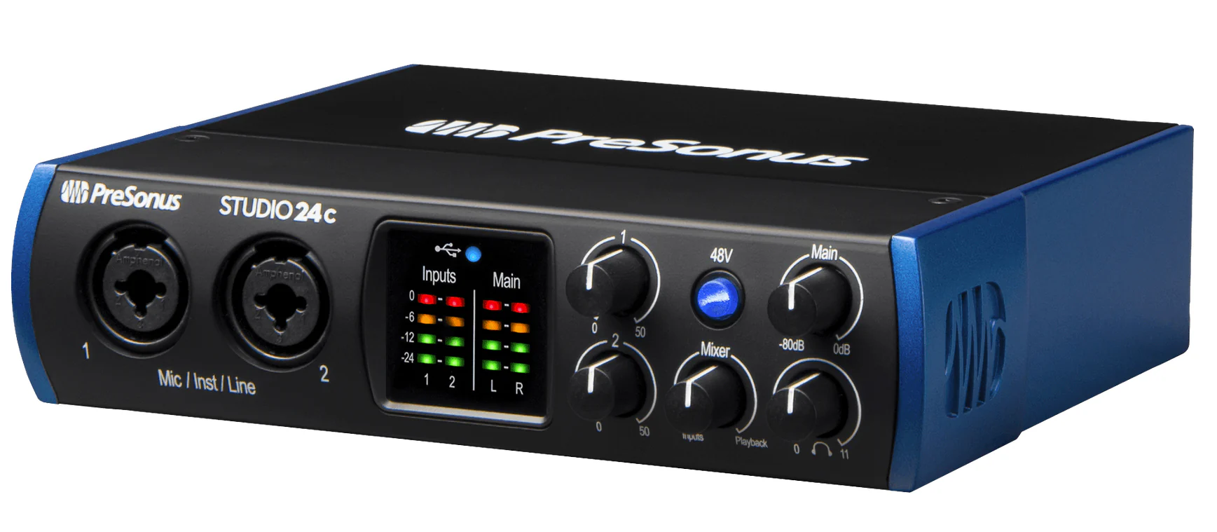 PreSonus STUDIO 24c Interfaccia audio USB/MIDI 2 In e 2 Out x Android Apple Pc - Image 4