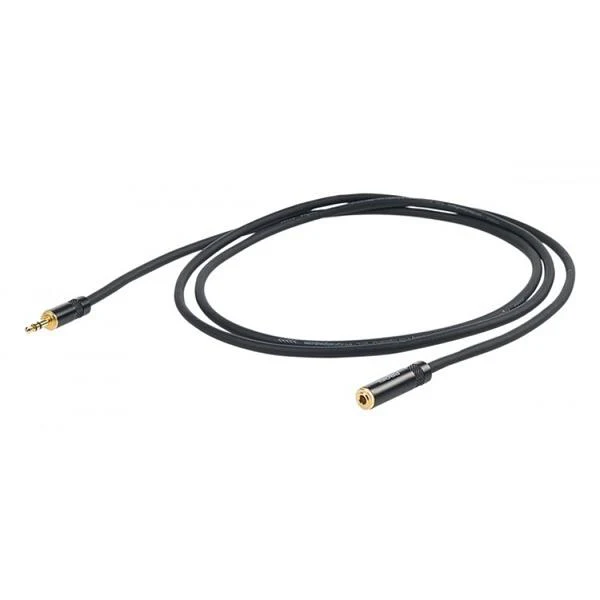 Proel CHLP180LU3 Cavo audio jack Stereo 3.5mm a presa jack Stereo 3.5 mm da 3mt - Image 2