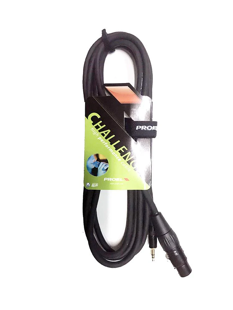 Proel CHLP280LU3 Cavo Professionale Jack Stereo 3.5mm a Cannon XLR 3P F 3mt.