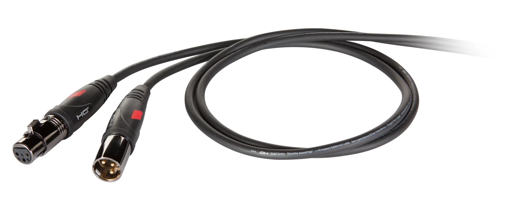 Proel DHG240LU1 Cavo bilanciato Cannon XLR 3P M a Cannon XLR 3F Femmina 1 mt.