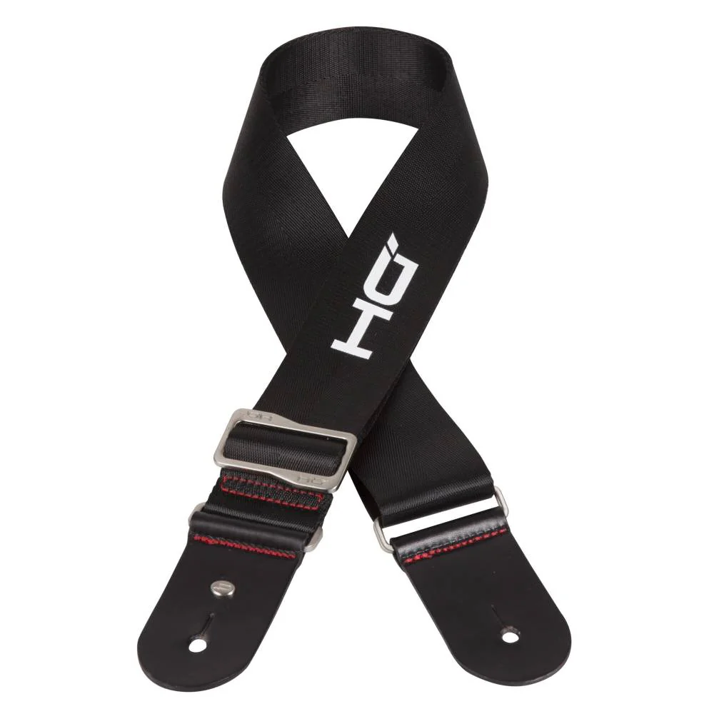 Proel DHSTRAP150BK Supreme Series Tracolla regol. terminali Vera Pelle Ita, Nero