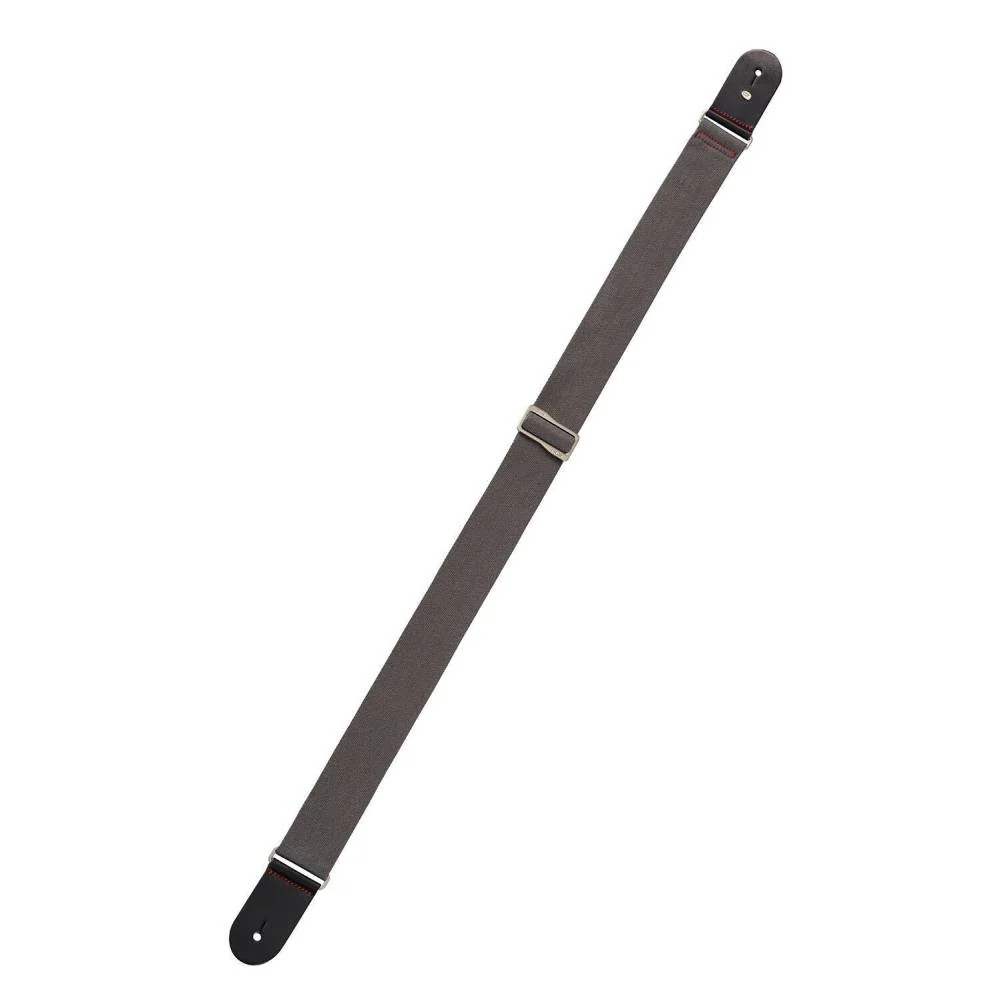 Proel DHSTRAP250GR Supreme Series Tracolla reg. cotone term. Vera Pelle Grigio - Image 2