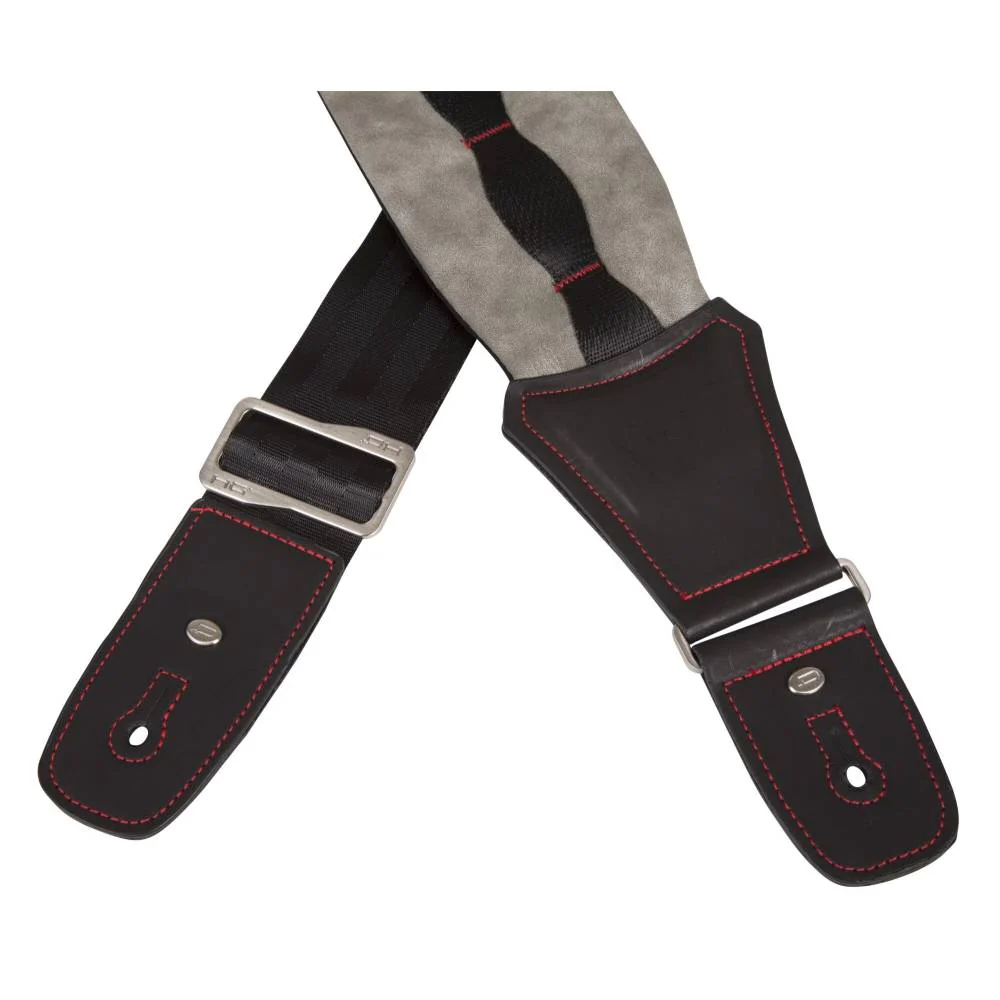 Proel DHSTRAP400GRS Superb Series Tracolla imbot. regol. term. Vera Pelle Grigio - Image 3