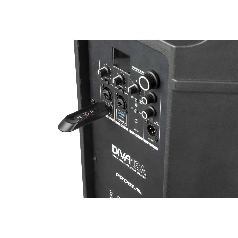 Proel DIVA12A Diffusore bi-amplificato 12" 1000w picco con Bluetooth Stereo Link - Image 7