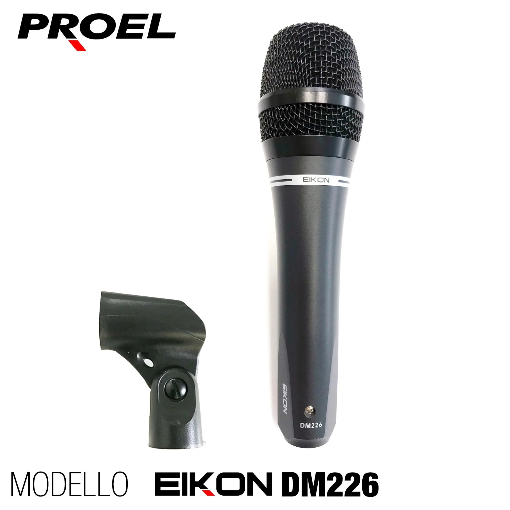 EIKON DM226 microfono palmare dinamico + custodia per karaoke voce canto - Image 6