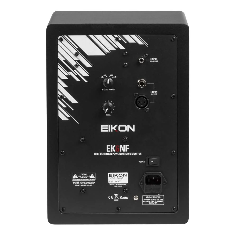 EIKON EK6NF Coppia Monitor Audio Pro da Studio bi-amp in Classe AB 35+60 W - Image 4