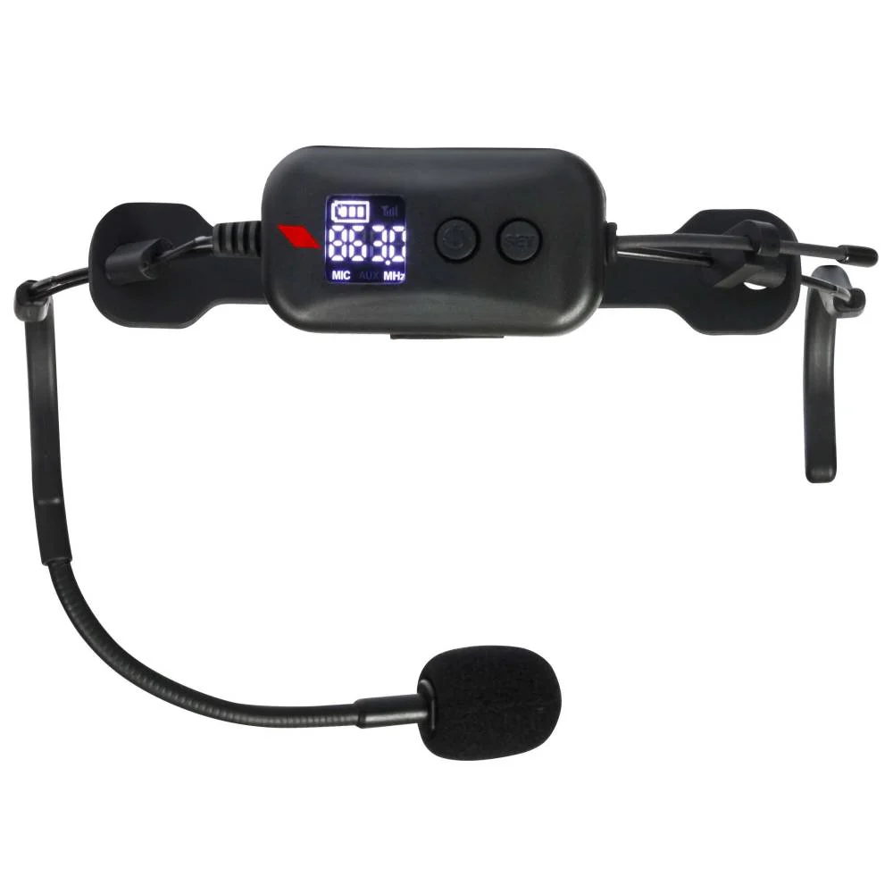 EIKON EKJ&H Sistema microfonico archetto wireless UHF con jack 6.3, Nero - Image 4