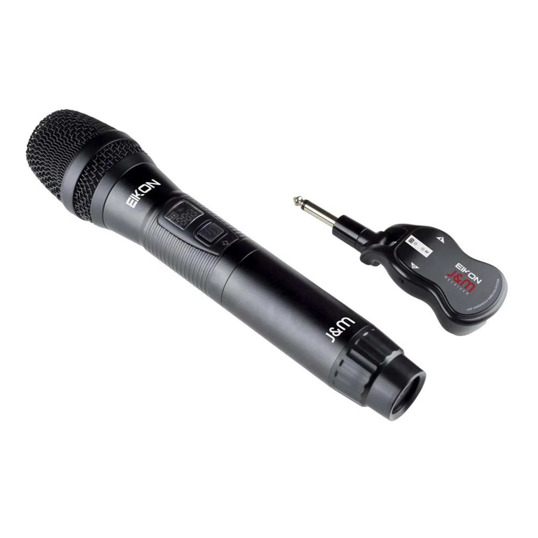 EIKON EKJ&M Sistema microfonico palmare wireless UHF, Nero