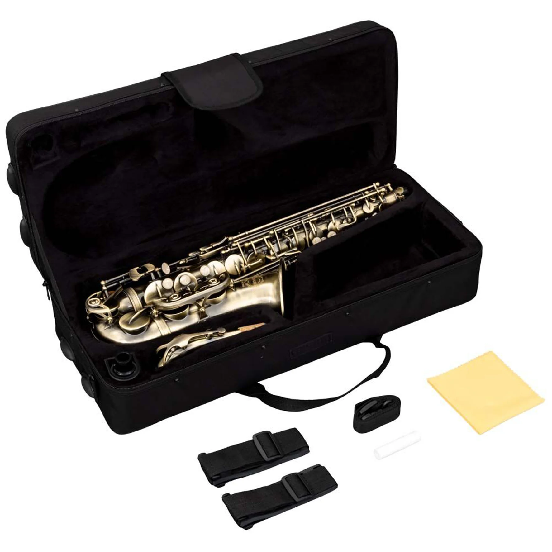 Grassi GR SAL700A Sassofono Contralto School Anticato Chiave Mib Accessori - Image 6