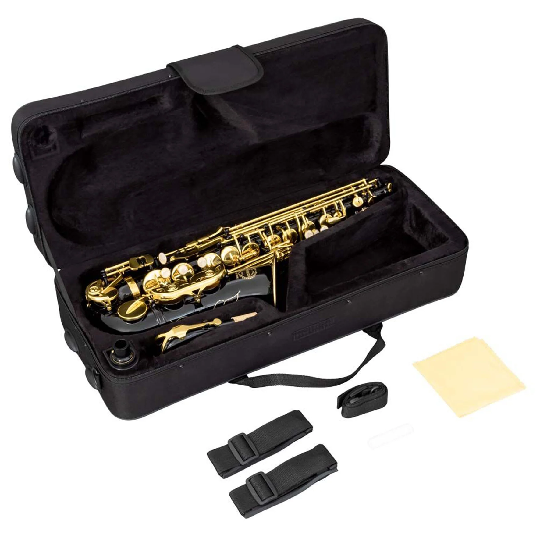 Grassi GR SAL700BK Sassofono Contralto School Nero Chiave Mib e Accessori - Image 5