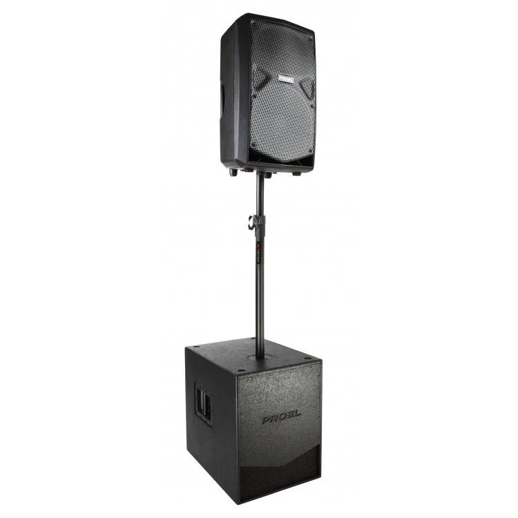 Proel KP210 Supporto distanziatore cassa-subwoofer regolabile terminali 35 mm - Image 2