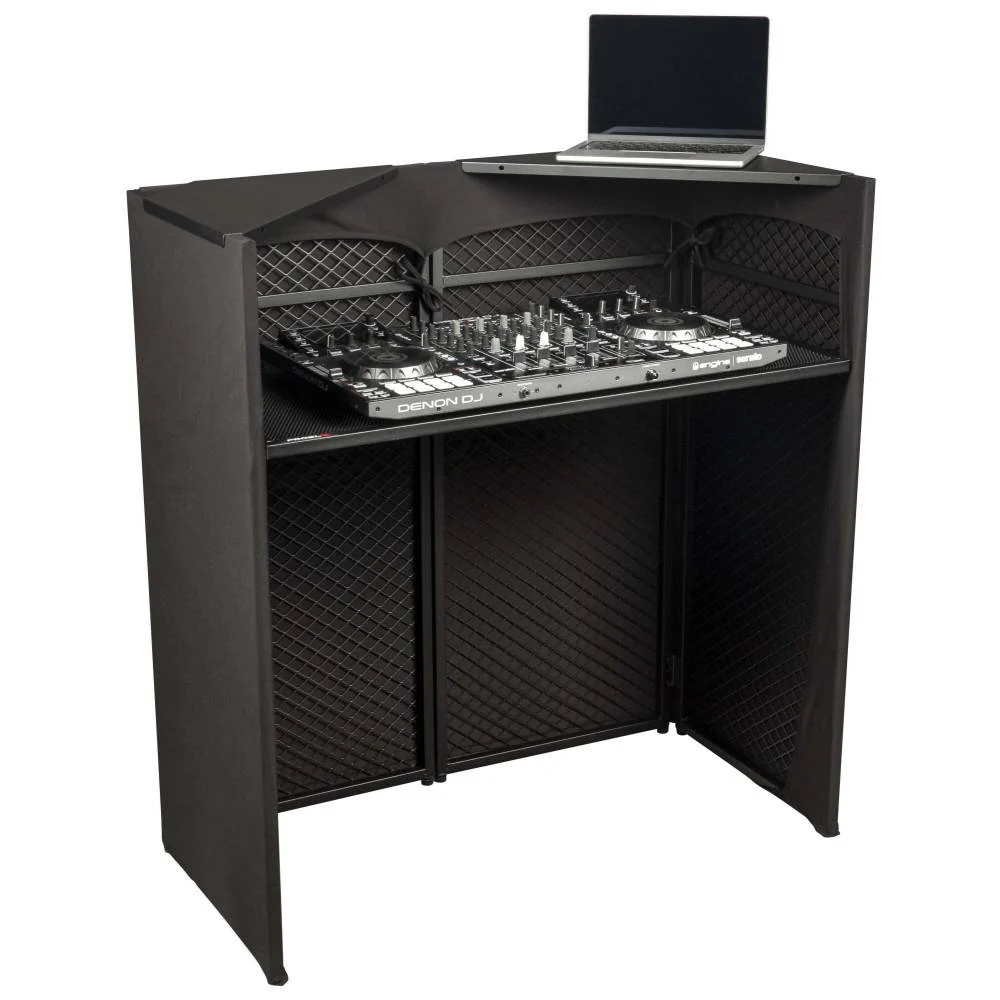 Proel PRDJF01 Tavolo console pieghevole x Dj borse trasporto cover Bianco e Nero - Image 5