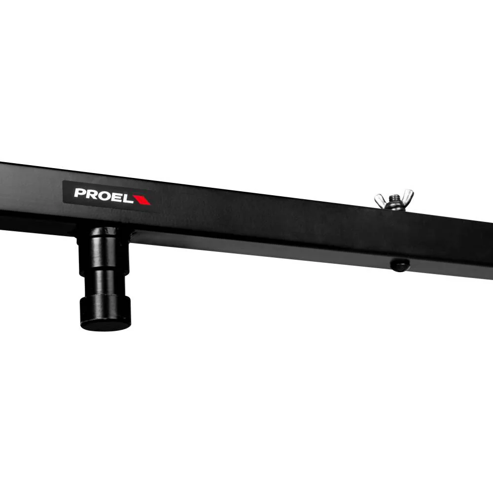 Proel PRLS400T Supporto x sistemi luce barra a T e treppiedi altezza reg. Nero - Image 5