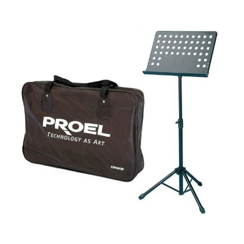 Proel RSM360M Coppia Leggio Musicale Pro per spartiti preforato con Borsa trasp. - Image 2