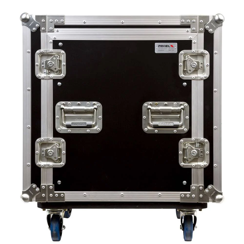 Proel SA12BLKM FlightCase custodia combo rack 19' a 10 u. regolabile in altezza - Image 4