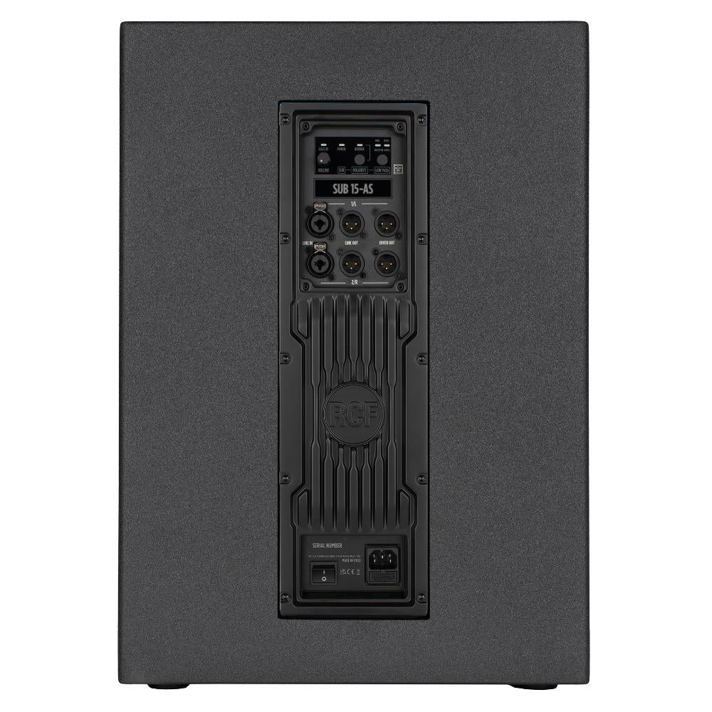 RCF SUB 15-AS Subwoofer Pro Attivo 15" 2200w Picco prodotto x applicaz.live Nero - Image 3