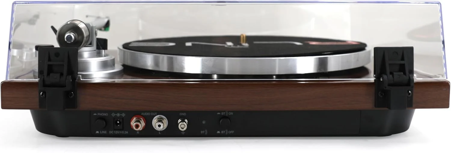 RLINE RLTN22GWLN Giradischi a cinghia Bluetooth output Phono/Line, Noce Lucido - Image 3