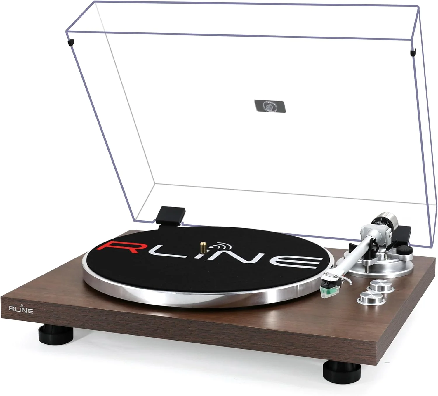 RLINE RLTN22MWLN Giradischi a cinghia con Bluetooth e output Phono/Line, Noce - Image 2